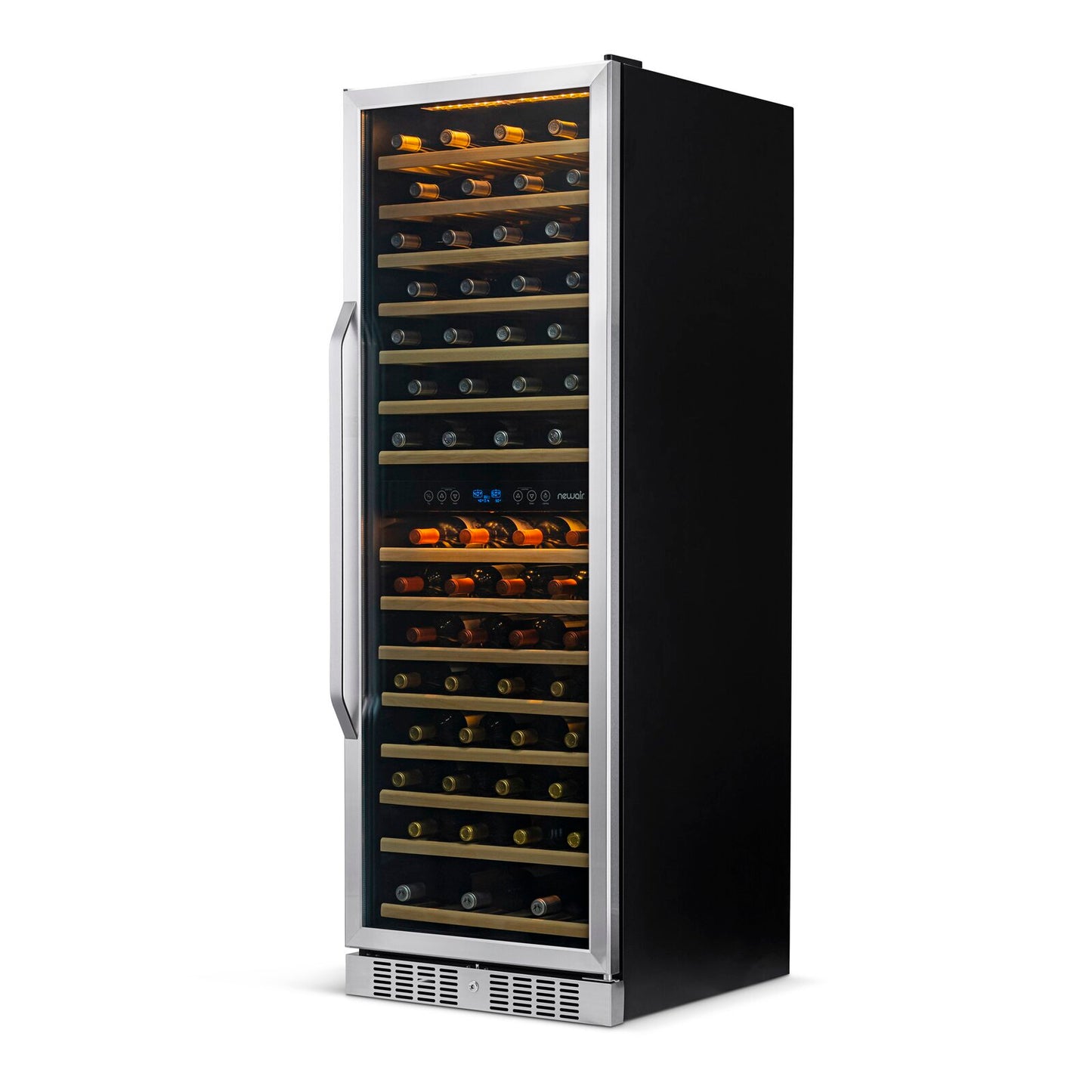 NewAir 160 Bottle Built-in Compressor Stainless Steel Wine Cooler