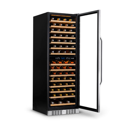 NewAir 160 Bottle Built-in Compressor Stainless Steel Wine Cooler