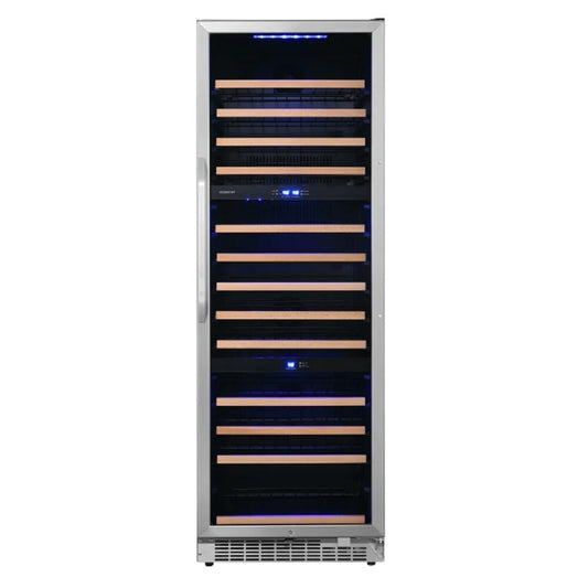 Edgestar 131 Bottle Triple Zone Freestanding/Built-In Wine Refrigerator