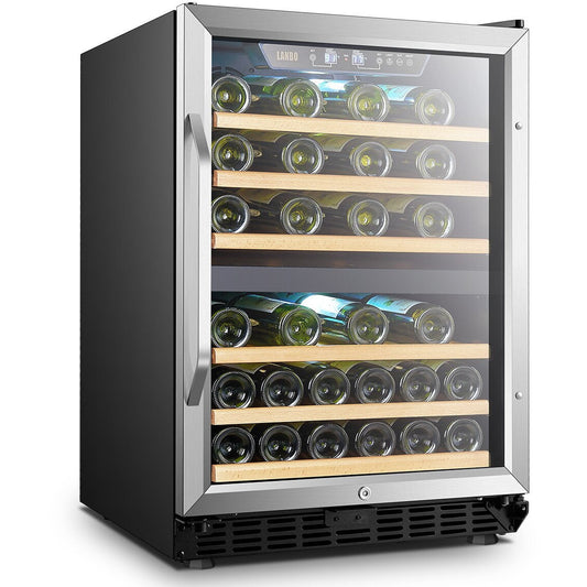 Lanbo Built-In Refrigeration 44 Bottle Dual Zone Freestanding/Built-In Wine Refrigerator