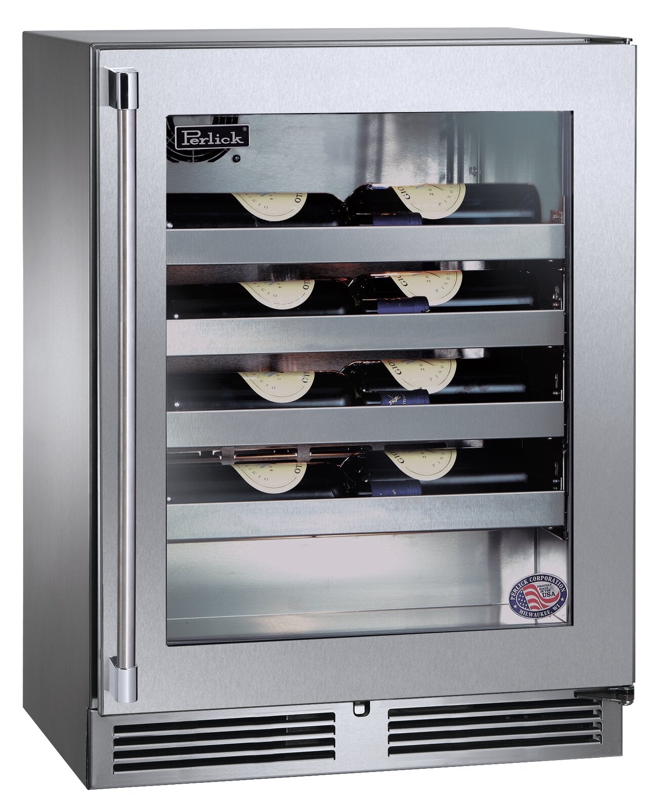 Perlick Signature Series Single Zone Built-In Wine Refrigerator