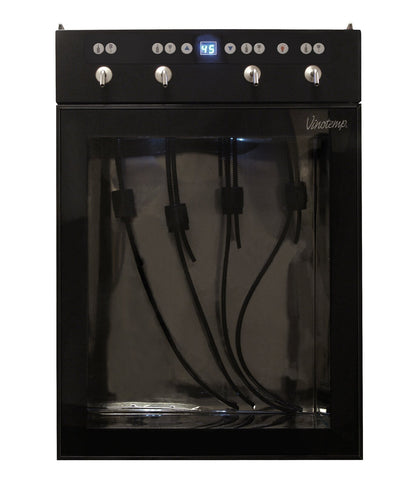 Vinotemp 4 Bottle Single Zone Built-In Wine Refrigerator