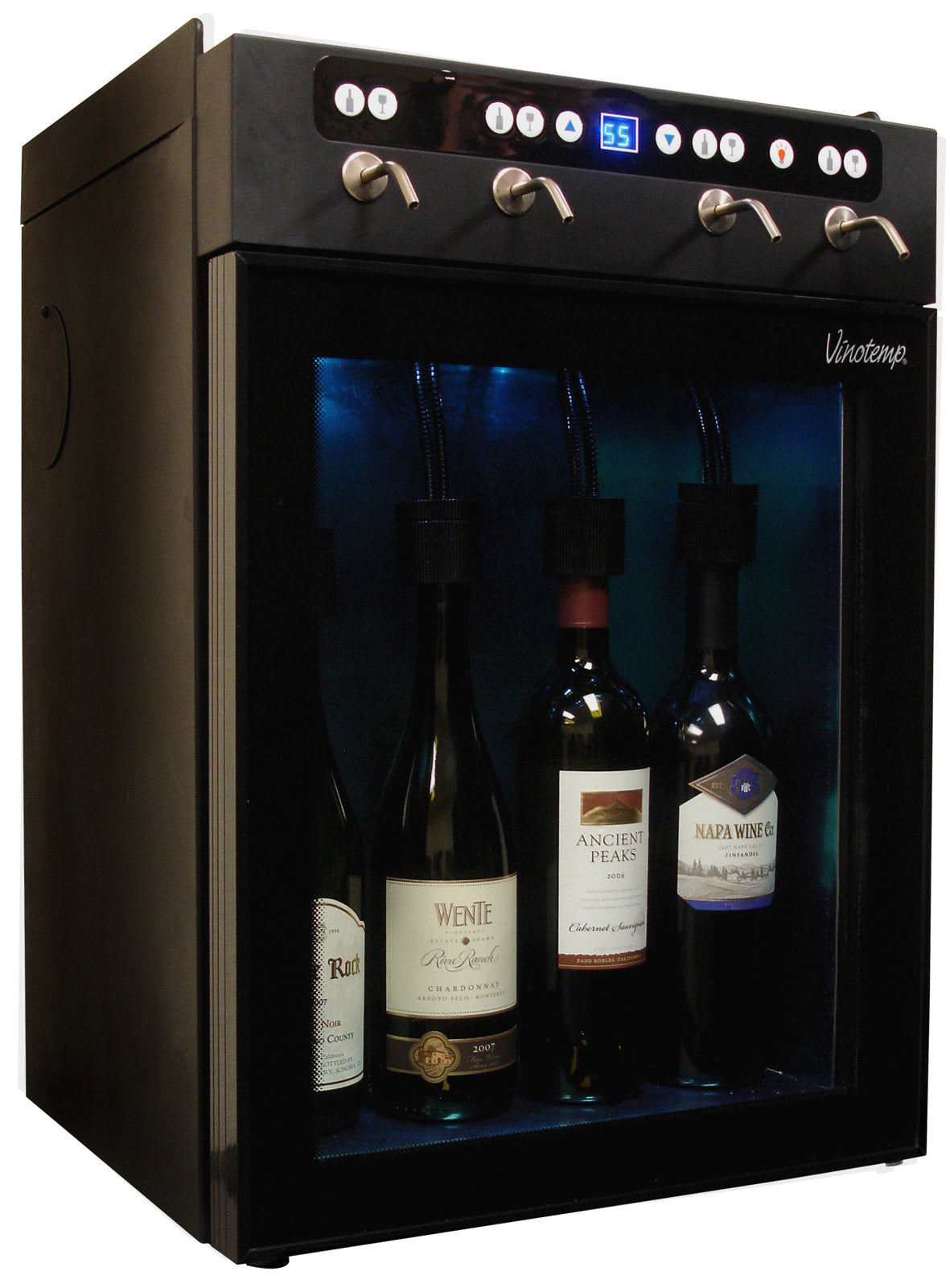 Vinotemp 4 Bottle Single Zone Built-In Wine Refrigerator