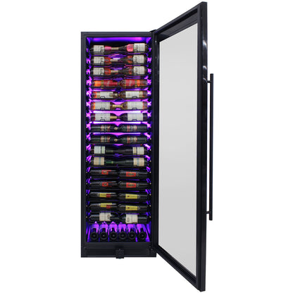 Vinotemp 141 Bottle Single Zone Freestanding/Built-In Wine Refrigerator