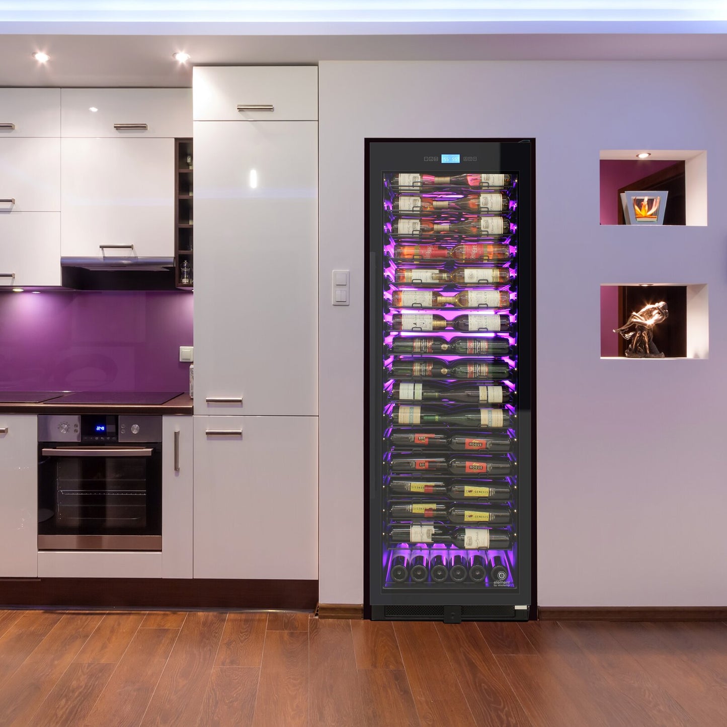 Vinotemp 141 Bottle Single Zone Freestanding/Built-In Wine Refrigerator