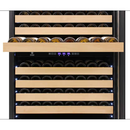 Vinotemp 135 Bottle and Can Triple Zone Freestanding/Built-In Wine & Beverage Refrigerator