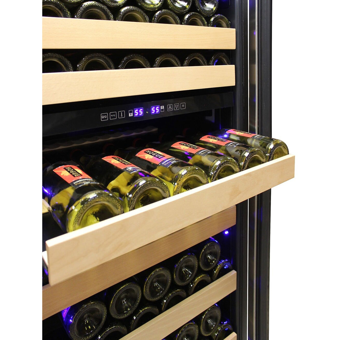 Vinotemp Connoisseur 215 Bottle Dual Zone Freestanding/Built-In Wine Refrigerator